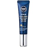 NIVEA MEN Anti-Aging Augenpflege (1 x 15 ml), feuchtigkeitsspendende Augenpflege mit Hyaluronsäure, Anti-Falten und Fältchen für Männer