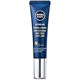 NIVEA MEN Anti-Aging Augenpflege (1 x 15 ml), feuchtigkeitsspendende Augenpflege mit Hyaluronsäure, Anti-Falten und Fältchen für Männer