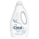 Coral Farbschutz Weiß Waschmittel Flüssigwaschmittel für länger strahlendes Weiß 23 WL