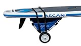 Ascan Boardbuggy Transportwagen Kanuwagen, Kajakwagen, Surfwagen, Beachbuggy Transporthilfe mit Sitz, pannensichere Reifen