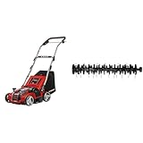 Einhell Akku-Vertikutierer-Lüfter GE-SA 36/35 Li-Solo Power X-Change (36 V, Brushless, 35cm Messerwalze, 28L Fangsack, einstellbare Arbeitstiefe, ohne Akku, inkl. Ersatzlüfterwalze)