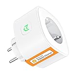 Refoss WLAN Steckdose mit Apple HomeKit, Fernbedienung Smart Steckdose 16A, Sprachsteuerung WiFi Steckdose mit Zeitschaltuhr, funktioniert mit Alexa, Siri, Google Assitant, Refoss App, 1 Stück, Weiß