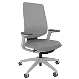 Sedus se:Flex ef-122 ergonomischer Bürostuhl, automatische Gewichtsanpassung, Flexible Rückenlehne (Netzrücken, Hellgrau)