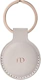 Nereides Hülle kompatibel mit Apple Airtag Anhänger, Airtags Schlüsselanhänger PU Leder Ganzkörper Kratzfest, Case für Air Tag mit Key Ring Khaki