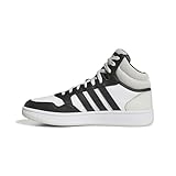 adidas Herren Hoops 3.0 Mid Lifestyle Basketball Classic Vintage Shoes Schuhe, Cloud White/core Black/Orbit Grey, 43 1/3 EU