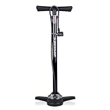 Dunlop Fahrradpumpe mit Manometer - Luftpumpe Fahrrad mit 2...