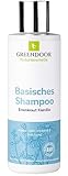 GREENDOOR Basisches Bio Shampoo Eisenkraut 200ml kraftloses Haar, ohne Sulfate Silikon, Natur Haarpflege biologisch abbaubar, outdoor geeignet, Naturkosmetik