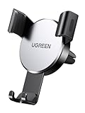 UGREEN Kfz-Handyhalterung für Lüftungsschlitze, Schwerkraft-Halterung, rüttelfest, universal, verstellbar, kompatibel mit iPhone 17 16 15 14 13 12Pro Max, Samsung Galaxy S24 Ultra S23 und weiteren