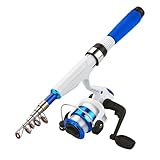 Yaztauho Kombination aus Angelruten und Rollen, Kombinationen aus Spinnerruten und Rollen | Kleine Angelausrüstung Rollenkombi,Tragbares Angelrollen-Kombi-Set, Baitcasting-Ruten-Kombinationen für