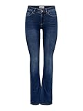 ONLY Damen Onlblush Mid Flared DNM Tai021 Noos Jeans, Dark...