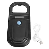 Mikrochipscanner für Haustiere, tragbarer 134,2-kHz-Tier-ID-Leser, wiederaufladbarer Haustier-Chipscanner für Hunde und Katzen, Tiermarken-Chipleser, 128-stelliger Datenspeicher