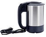 MAT-COMPANY Wasserkocher 24 V 200 W 0,5 L Edelstahl Reise Camping LKW Auto