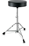 XDrum Schlagzeughocker Semi - Höhenverstellbarer Drum...