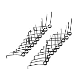 CAXUSD 20 Stück Kleine Federstahlscheren Federdruckfeder Für Werkzeuge Wartung Gartenschere Trimmschere Schwarz