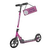 HUDORA Scooter Start 200 I Stabiler Aluminium-Roller I Höhenverstellbarer & zusammenklappbarer Cityroller I Kinder- & Erwachsenenroller für bis zu 100kg I Solider Tretroller mit Ständer