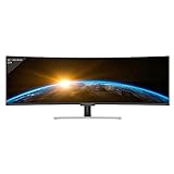 LC-POWER LC-M49-DFHD-144-C-Q 49 Zoll Curved Gaming Monitor（ 3840 x 1080 Pixel, Dual WFHD 32:9 Format,144Hz, HDR 400 ） schwarz