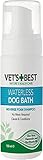 Vet's Best Waterless Hundebad | Kein Spülen trockenes Shampoo für Hunde | Natürliche Formel erfrischt Mantel und kontrolliert Geruch zwischen Bädern,147ml