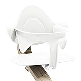 Stokke Nomi Baby Set, White - Bietet deinem Baby Seiten- und Rückenhalt, während es Sitzen lernt - Mit allen Nomi Stühlen kompatibel