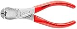 KNIPEX Kraft-Vornschneider verchromt mit Kunststoff überzogen 145 mm, 67 03 140
