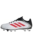 adidas Unisex COPA Pure III Club FG/MG Football Boots Kids Sneaker, FTWR White/Lucid red/core Black, 36 EU