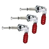 NEIQIUWING 3-teiliges Kniehebelspanner-Set, 91 kg Tragkraft (200 lb), geeignet für Holzbearbeitungs- und Schweißwerkzeuge, Ersatzteil GH-36202M