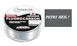 Set: 30-50 Meter, 100% Fluorocarbon Vorfachschnur von Jenzi Ø 0,16-0,39 mm Angelschnur Perfekt als Vorfach für Barsch, Zander oder Forelle + gratis Petri Heil! Aufkleber (0,19 mm - 50m - 2,57 kg)