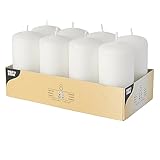 PAPSTAR 17984 Papstar Stumpenkerzen weiß 8St