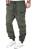 REPUBLIX Herren Sporthose Jogger Jogginghose Sweatpants Trainingshose R-0052 Khaki XL