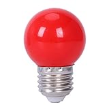 thinS E27 3W 6 SMD LED Energiesparlampe Globe Light Lampe AC 110-240V, Rot