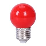 thinS E27 3W 6 SMD LED Energiesparlampe Globe Light Lampe AC 110-240V, Rot