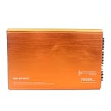 Akozon Auto-Verstärker der Klasse D. Hochleistungs-Stereo-Endstufe aus Aluminiumlegierung mit Erweiterten Schutzfunktionen