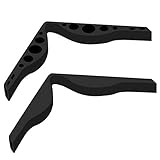 Fuhjythy Gesichtsmaske Silikon Nasenbrücke Außenbrille Antibeschlag Nasenbrücke Halter Platz Vergrößern Atmen Komfort Schwarz D.