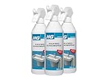 HG Kalkweg Schaumspray – 3er Set Kalkentferner Badreiniger & Abflussreiniger in einem