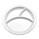 ERINGOGO Teller Mit Fächern Essteller Schüssel Kleinkinderteller Kinderteller Unterteilter Teller Für Essteller Fast Food Tablett Kindertablett Speiseteller Mit Fächern Lunch