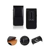 K-S-Trade Qualitativ & Innovativ Holster Gürteltasche Handy Hülle Schutzhülle Für HTC Desire 22 Pro Handyhülle Leder Schwarz, 1x