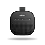 Bose Neu Tragbarer SoundLink Micro Lautsprecher (2. Gen.), kabelloser Außen-Lautsprecher mit bis zu 12 Stunden Akkulaufzeit, wasserdicht und staubdicht, Schwarz