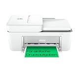 HP DeskJet 4220e Multifunktionsdrucker, 10€ Cashback, 3 Monate gratis drucken mit HP Instant Ink, Drucker, Kopierer, Scanner, Mobiler Faxversand, WLAN, Automatische Dokumentenzuführung, Weiß