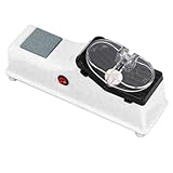 BESPORTBLE Elektrischer Messerschärfer für Zuhause USB betriebenes Schnellschärfgerät mit Schutzabdeckung Einsetzbar für Küchenmesser Obstmesser Scheren und Mehr Kompakt und Zufällige Farbe