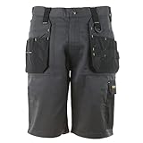 Stanley Lincoln Herren Arbeitsshorts, grau, 38W