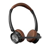 MAIRDI Kabelloses Headset mit Mikrofon für die Arbeit, Trucker-Bluetooth-Headset für Handy, PC, Büro, Dual Wireless Bluetooth Headset 5.1 Multipoint für Teams, Heimarbeit, Fahrer