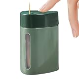 Automatischer Zahnstocherspender, tragbarer Behälter zur Aufbewahrung – Behälter zur Aufbewahrung, für den Innen- und Außenbereich, Zuhause, Küche, Restaurant, Bad, Wohnzimmer, tägliche Party, Camping