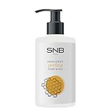 SNB Professional Hand- und Körperpeeling Honig & Milch 250 ml – Sanfte Exfoliation mit Propolis und Kräuterextrakten für geschmeidige Haut – Ideal für Maniküre und Heimpflege​