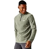 Regatta Herren Mens Thompson Half Zip Fleece Pullover Jacket Pullover, Agave Green/Ash,