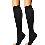 Socken Herren 43-46 Sommer Damen Solid Casual Sportsocken Wadensocken Elastische Strümpfe Tage (Black, L)