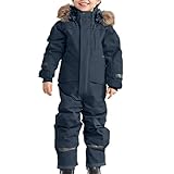 Generisch Schneeanzug Skianzug - Skijacke Und Skihose - Unisex Kinder Jungen Mädchen Schneeoverall Winddicht Skianzug Verdickt Warm Winteranzug Einteiliger Warm Sport Schneeanzüge/skioverall