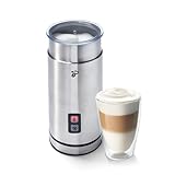 Tchibo elektrischer Milchaufschäumer, Antihaftbeschichtung, warmer und kalter Milchschaum, für Latte Macchiato, Cappuccino und Kakao, 130 ml Fassungsvermögen, rostfreies Edelstahlgehäuse