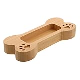 BESTonZON Visitenkartenhalter in Knochenförmigem Design Tischständer für Büros Kompakter Kartenhalter für Schreibtischorganisation