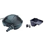 Pontec 50855 PondoMax Eco 5000 - Filter- und Bachlaufpumpe/energieeffiziente Pumpe (60 W) für Bachläufe/zur Filtereinspeisung & PondoFall - Quellelement/Auslauflippe für Bachlauf und Wasserfall