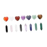 Beaupretty 15 Stück Kristalle Edelsteine Kristalle Und Chakra Steine Chakra Kristalle Meditationskristalle Kristalle Zum Basteln Energiekristalle Edelstein Anhänger Steine ​​Und