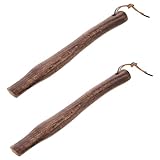 GALPADA 2 Stück Holzgriff für Kleines Beil Robust und Ergonomisch Kurzer Ersatzstiel Natürlicher Griff für Camping Einfach zu Montieren für Outdoor und Gartenarbeiten